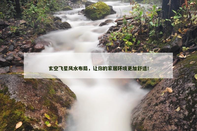 玄空飞星风水布局,让你的家居环境更加舒适!
